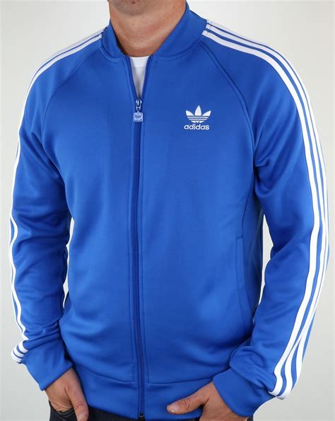 adidas original superstar track jacket ash blue 2xl